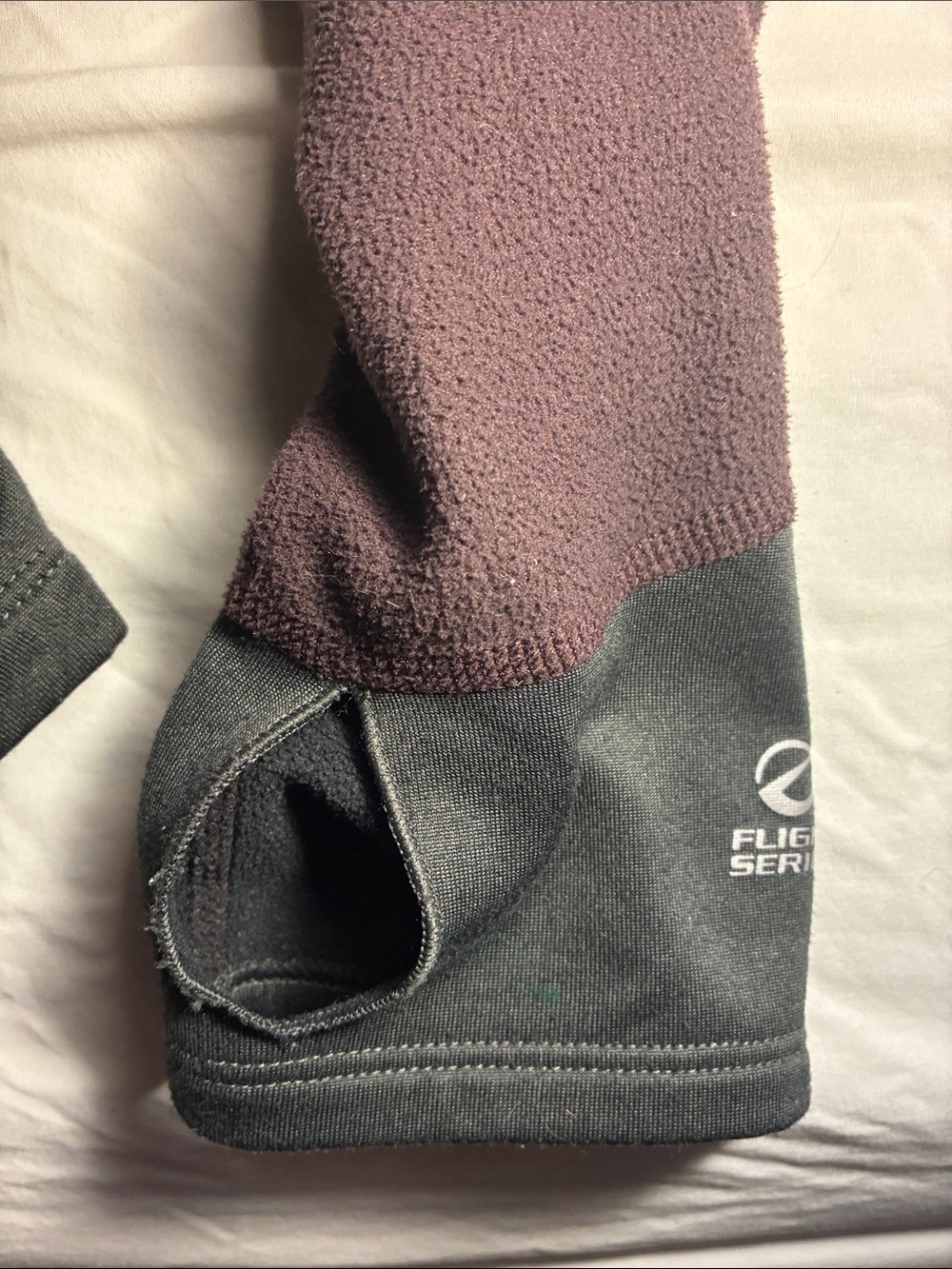 The North Face Flight Series Quarter-Zip Pullover Women’s XL Burgundy and Black - Picture 5 of 13